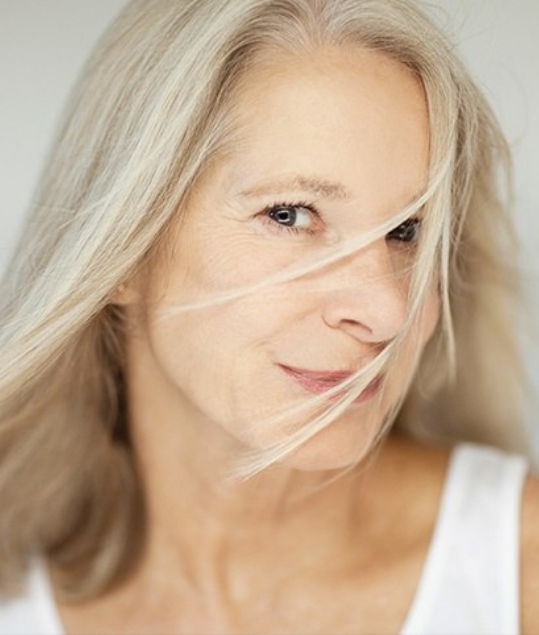 Older woman with beautiful skin