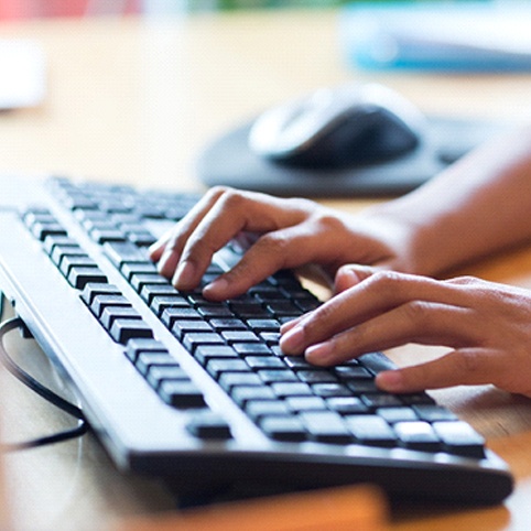 typing on a keyboard can lead to carpal tunnel syndrome