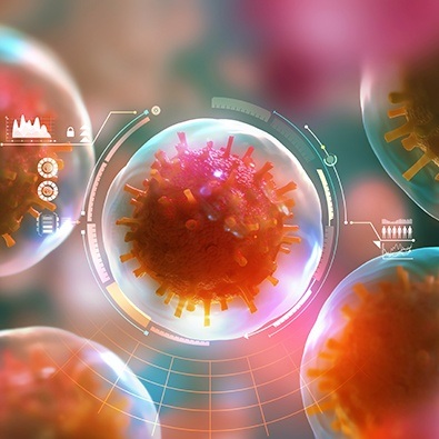 Animation of parts of stem cells